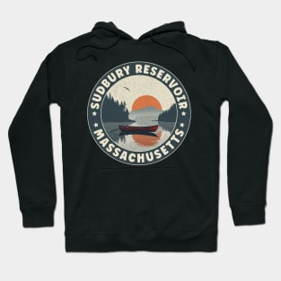 Sudbury Reservoir Massachusetts Sunset Hoodie